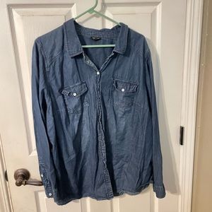 Torrid Chambray button up